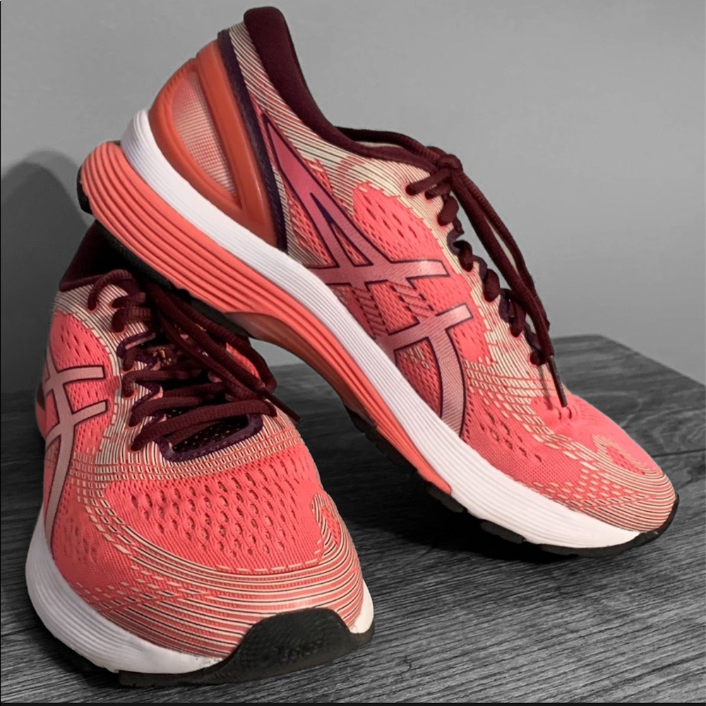 ASICS Gel-Nimbus 21 FlyteFoam Pink Running Shoes 9